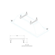 Ножки для ванны Cezares LEG-KIT-150 фото 