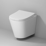 Унитаз подвесной безободковый Niagara Vista NG-9302 с тонкой крышкой микролифт фото 2