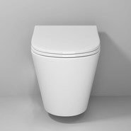 Унитаз подвесной безободковый Niagara Vista NG-9302 с тонкой крышкой микролифт фото 3