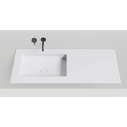 Раковина врезная под столешницу Salini Marea 14 60 см 1802214M (S-Stone) матовая фото 6