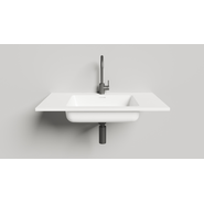 Раковина подвесная Salini Onda 80 80 см 1402201M (S-Stone) матовая фото 2