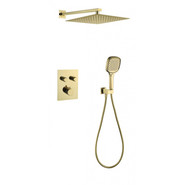 Душевая система для душа с термостатом Grocenberg GB5040GO, золото фото 