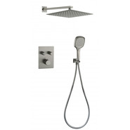 Душевая система для душа с термостатом Grocenberg GB5040NK, никель фото 