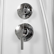 Гидробокс Avacan 100x100 см L910NGM, хром/матовое (безсиликоновая сборка) фото 6