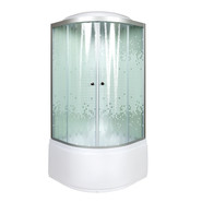 Гидробокс Avacan 100x100 см L910GM, хром/матовое (безсиликоновая сборка) фото 2