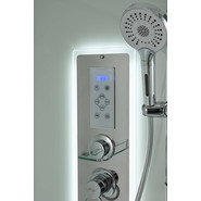 Гидробокс Avacan 120x80 см D2012RLED, хром/матовое (безсиликоновая сборка) фото 5