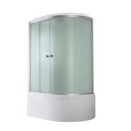 Гидробокс Avacan 120x80 см D5012LLED, хром/матовое (безсиликоновая сборка) фото 4