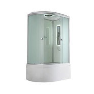 Гидробокс Avacan 120x80 см D5012RLED, хром/матовое (безсиликоновая сборка) фото 