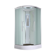 Гидробокс Avacan 90x90 см EM2090LED, хром/матовое (безсиликоновая сборка) фото 