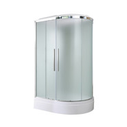 Гидробокс Avacan 120x80 см EM3812LLED, хром/матовое (безсиликоновая сборка) фото 4