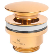 Донный клапан Grocenberg GB106GO, золото фото 