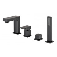 Смеситель для ванны Groсenberg GB6008-1BL, чёрный матовый фото 