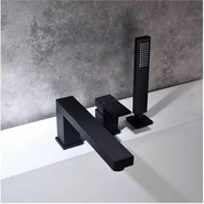 Смеситель для ванны Groсenberg GB6008BL, чёрный матовый фото 2