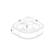 Поддон акриловый EvaGold 80х80 см EG230020 фото 2