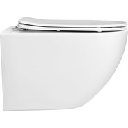 Инсталляция с подвесным унитазом комплект: Aquatek Set INS-0000012 с подвесным безободковым унитазом Европа AQ1901-00 сиденье микролифт, крепление, кнопка смыва хром матовый фото 6