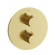 Душевая система для душа с термостатом Sancos Etna SC9010BG, брашированное золото фото 2