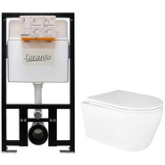 Инсталляция Loranto Prestige 4551 с подвесным унитазом Uno AZ-2380 фото 