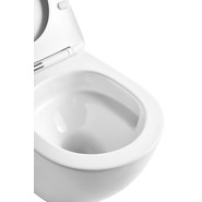 Унитаз подвесной безободковый Taliente Amato Tornado 3 AM55003 с крышкой микролифт (система смыва Торнадо) фото 4