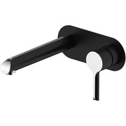 Смеситель для раковины настенный Gappo G1003-26, черный/хром фото 