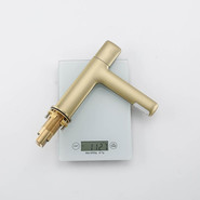 Смеситель для раковины Gappo G1052-81, сатин золотой, Цвет производителя: золото матовое фото 5