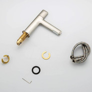 Смеситель для раковины Gappo G1052-85, сатин, Цвет производителя: сатин фото 6