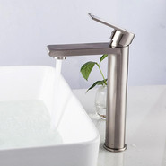 Смеситель для раковины высокий Gappo G1099-22, сатин фото 3