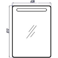 Зеркало-шкаф Акватон Америна 60 см L 1A135302AM01L фото 2