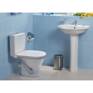 Унитаз-компакт Santek Алькор 1.WH30.2.196 с крышкой полипропилен фото 2