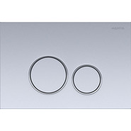 Кнопка смыва Aquatek KDI-0000019, хром матовый фото 