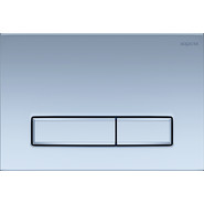 Кнопка смыва Aquatek Slim KDI-0000024, хром матовый фото 