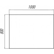 Зеркало Акватон Брук 100 см 1A200302BC010 фото 2