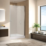 Душевая дверь Cezares Eco B-1 70 см хром/матовое фото 