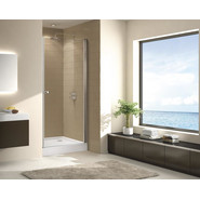 Душевая дверь Cezares Eco B-1 80 см хром/прозрачное фото 3