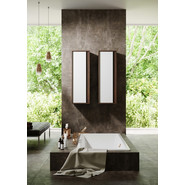 Пенал подвесной Aqwella Clarberg Evolution 40 см EV0504CD, белый/крафт фото 2