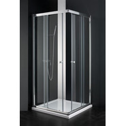 Душевое ограждение Cezares 100х100 см ANIMA-W-A-2-100-C-Cr, хром/прозрачное фото 