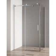 Душевое ограждение Cezares 140х90 см STYLUS-SOFT-AH-1-140/90-C-Cr, хром/прозрачное фото 