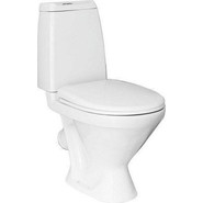 Унитаз напольный Sanita Кама эконом KMASACC01090111 с крышкой полипропилен фото 2