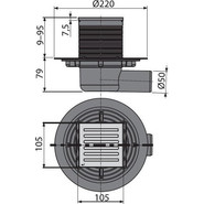 Сливной трап AlcaPlast APV103 фото 2