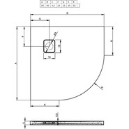 Акриловый поддон Riho Basel 451 90х90 см DC980050000000S фото 2