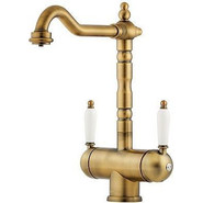 Смеситель для кухни Omoikiri Amagasaki-AB 4994292, античная латунь фото 