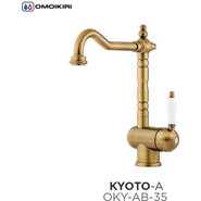 Смеситель для кухни Omoikiri Kyoto-A 4994287, античная латунь фото 2