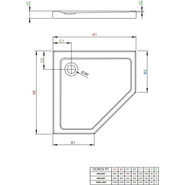 Поддон акриловый Radaway Doros Plus PT 90х90 см SDRPTP9090-01 фото 2