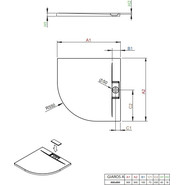 Поддон мраморный Radaway Giaros A90 90х90 см MKGA9090-03 фото 2