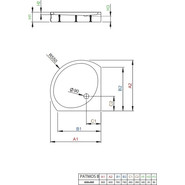 Поддон акриловый Radaway Patmos B900 90х90 см 4T99155-03 фото 2
