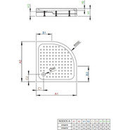 Поддон акриловый Radaway Rodos A900 Compact 90х90 см 4D99155-03 фото 2