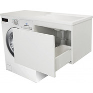 Тумба подвесная с раковиной-столешницей Эстет Dallas Luxe 140 см R, 1 ящик ФР-00002927 фото 5