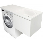 Тумба подвесная с раковиной-столешницей Эстет Dallas Luxe 140 см R, 1 ящик ФР-00002927 фото 