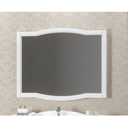 Зеркало Opadiris Лаура 100 см, белый фото 