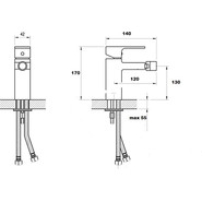 Смеситель для биде Bronze de Luxe Grani W980, хром фото 2