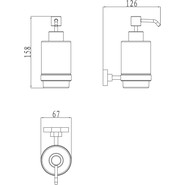 Дозатор для жидкого мыла CR 231 Ravak Chrome X07P223 фото 4